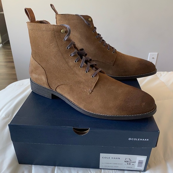 Cole Haan Feathercraft Grand Boot Suede 